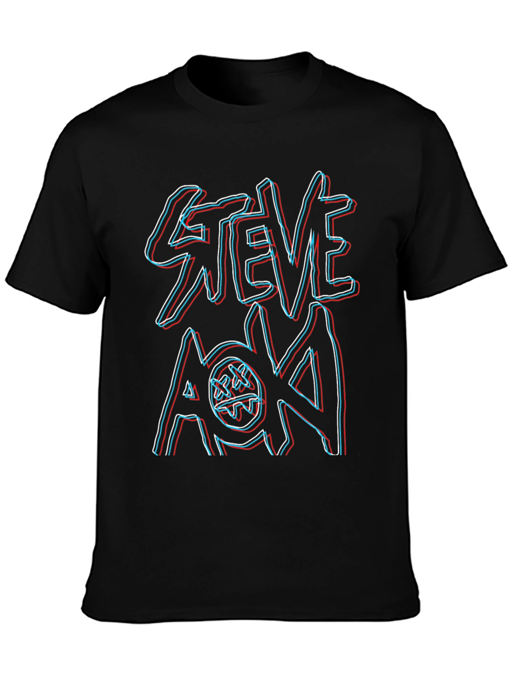 Steve Aoki Graphic Print Black T-Shirt
