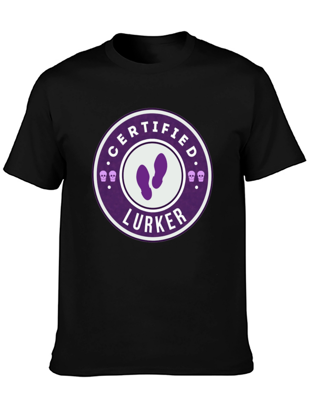 Certified Lurker Graphic Tee - Black
