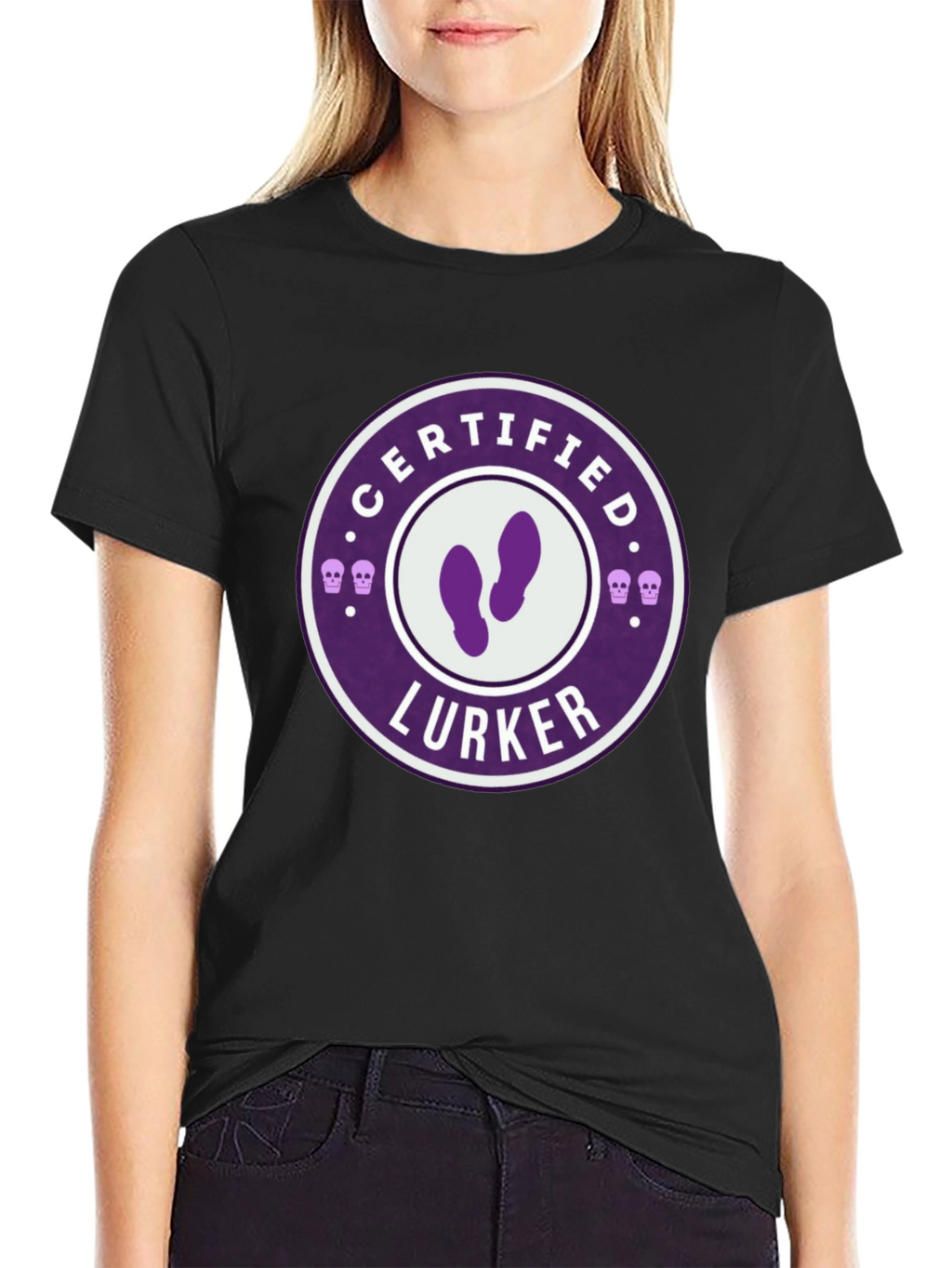 Certified Lurker Graphic Tee - Black