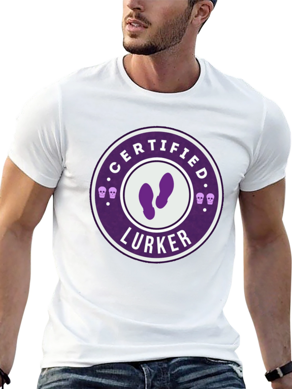Certified Lurker Graphic Tee - Black