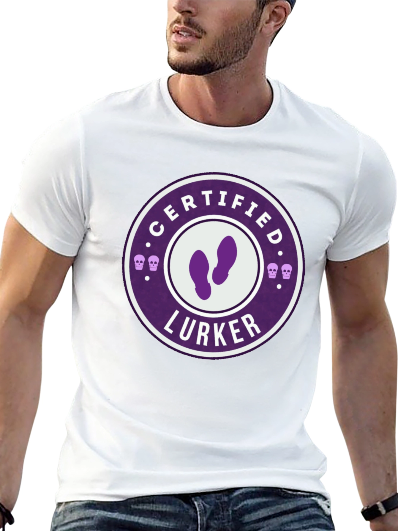 Certified Lurker Graphic Tee - Black