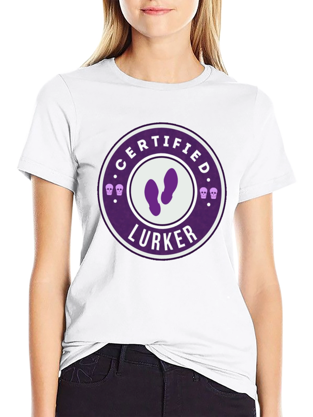 Certified Lurker Graphic Tee - Black