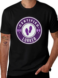 Certified Lurker Graphic Tee - Black