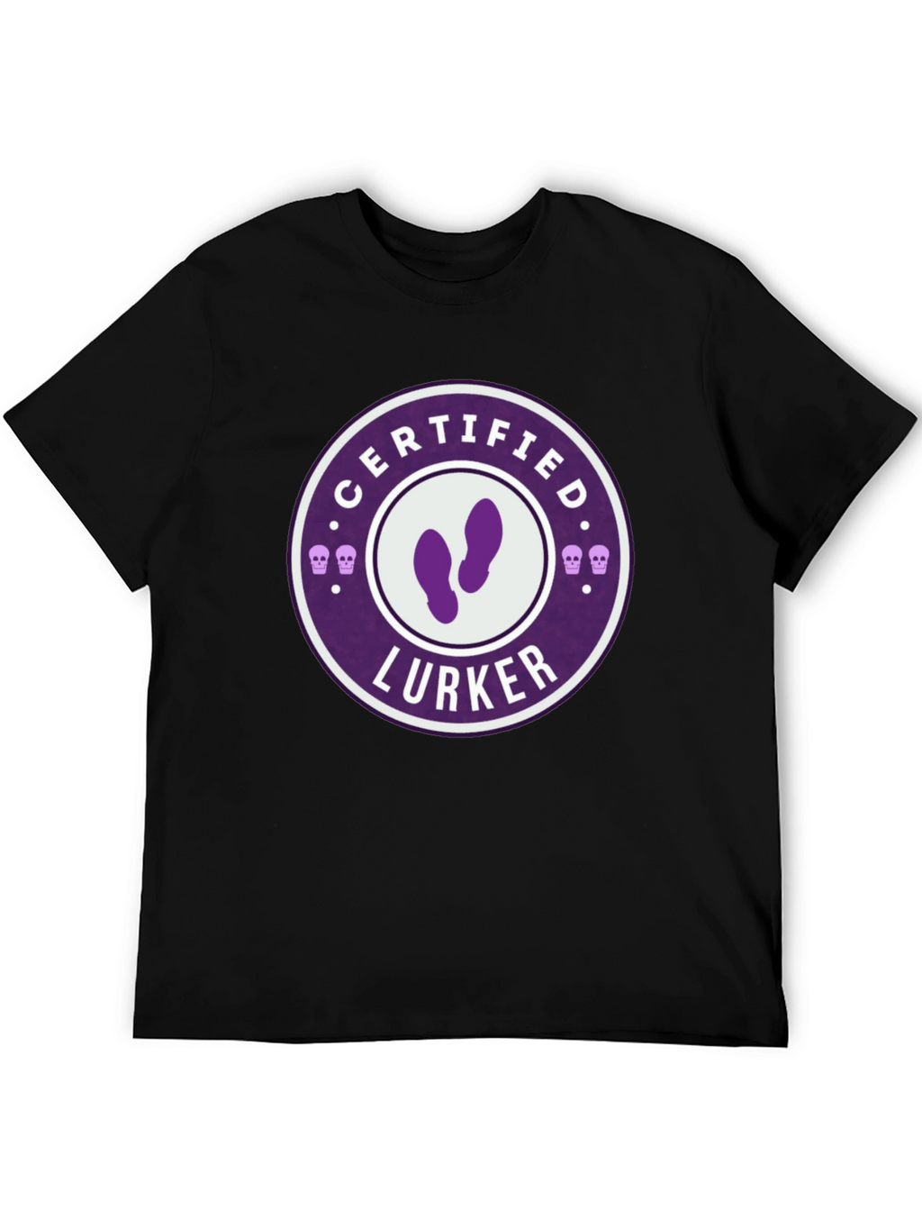 Certified Lurker Graphic Tee - Black