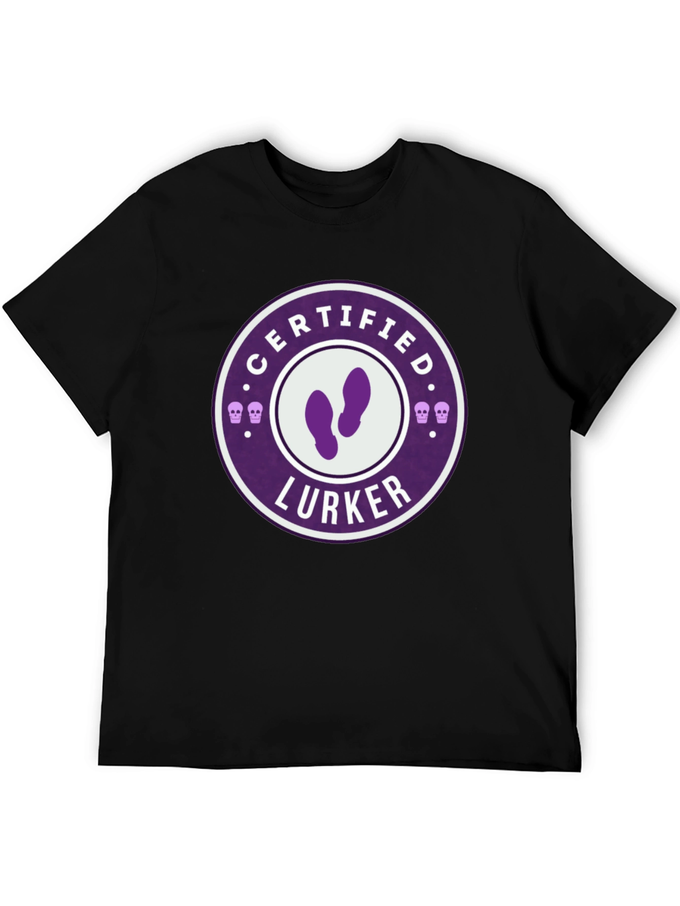 Certified Lurker Graphic Tee - Black