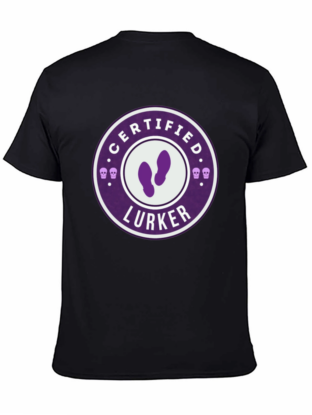 Certified Lurker Graphic Tee - Black