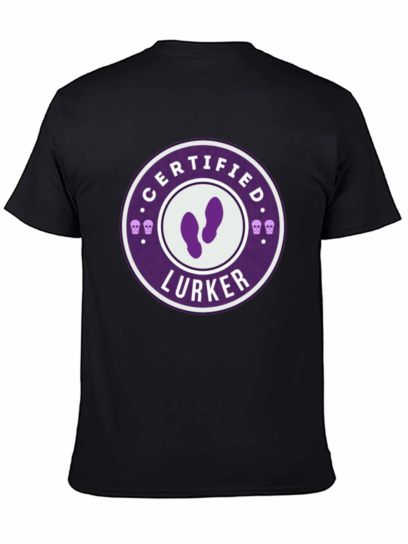 Certified Lurker Graphic Tee - Black