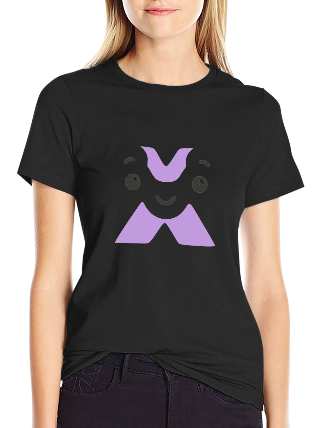 Funny Cartoon X T-Shirt - Black