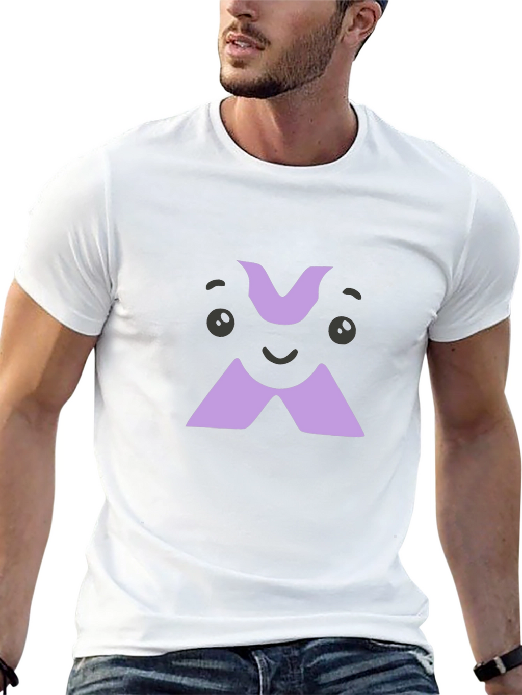 Funny Cartoon X T-Shirt - Black