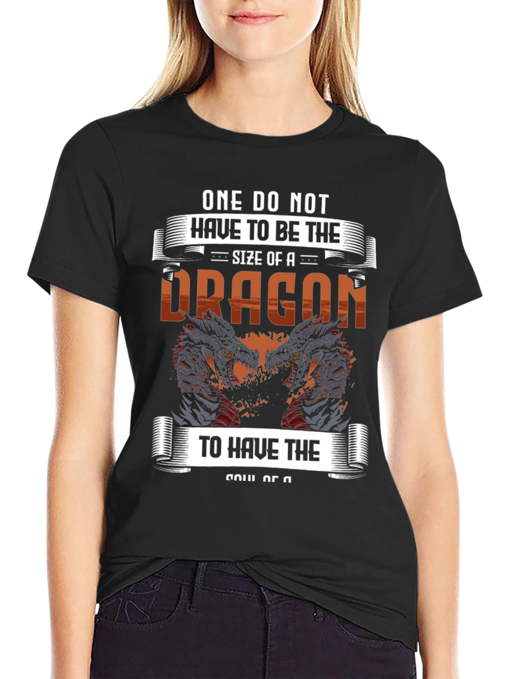 Dragon Soul Graphic Tee - Mens Black T-Shirt