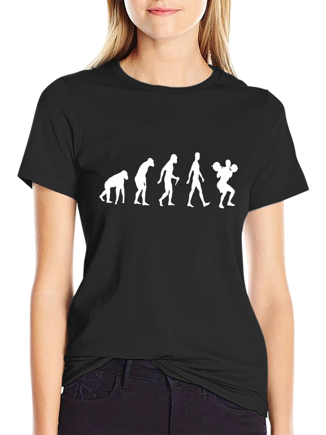 Evolution of Strength Black T-Shirt