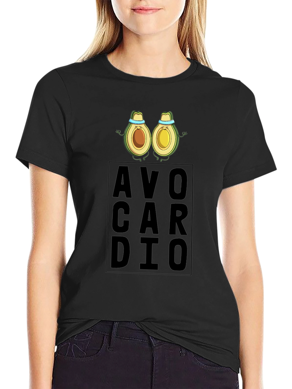 AvoCardio Mens Black T-Shirt