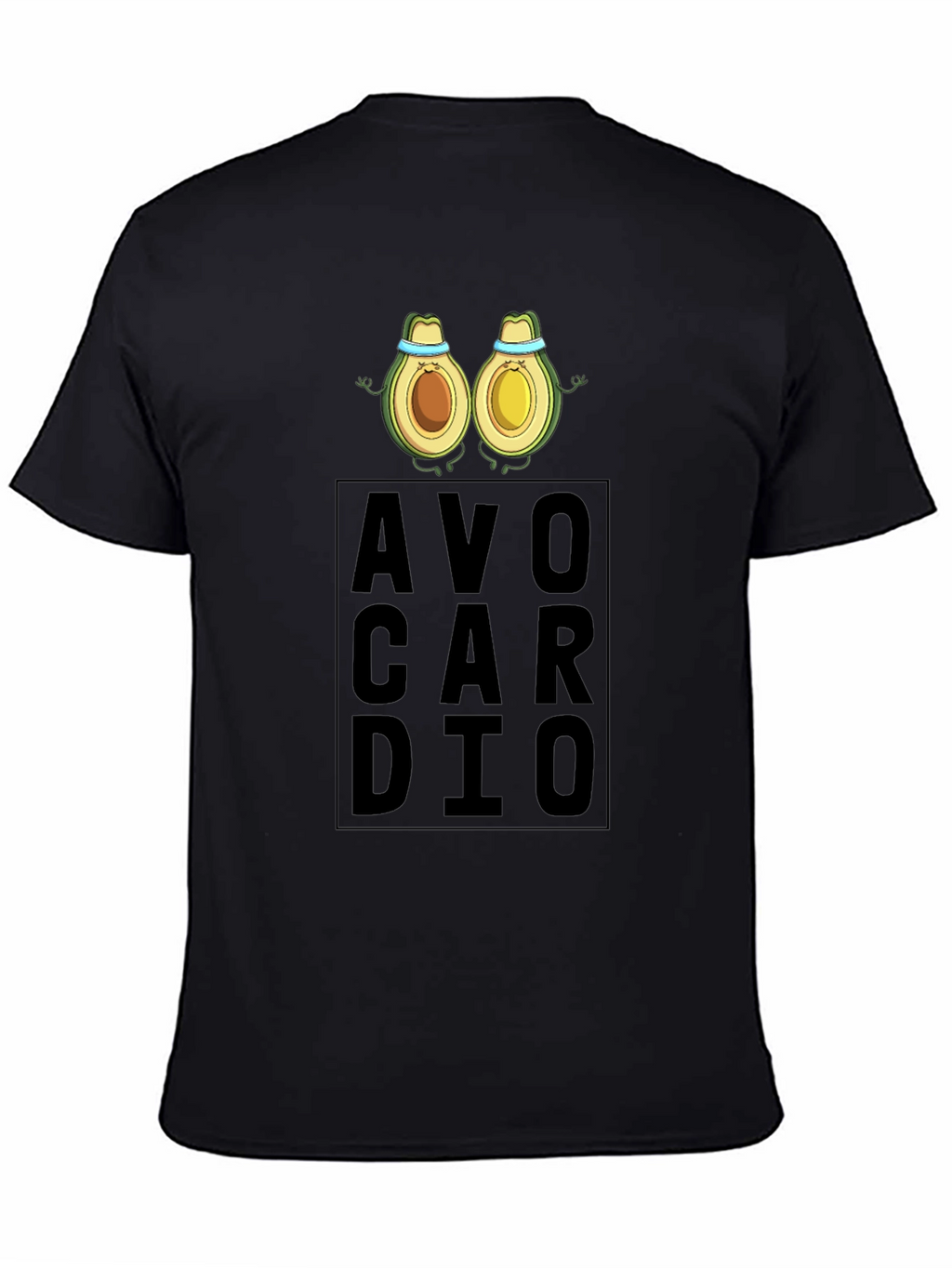 AvoCardio Mens Black T-Shirt