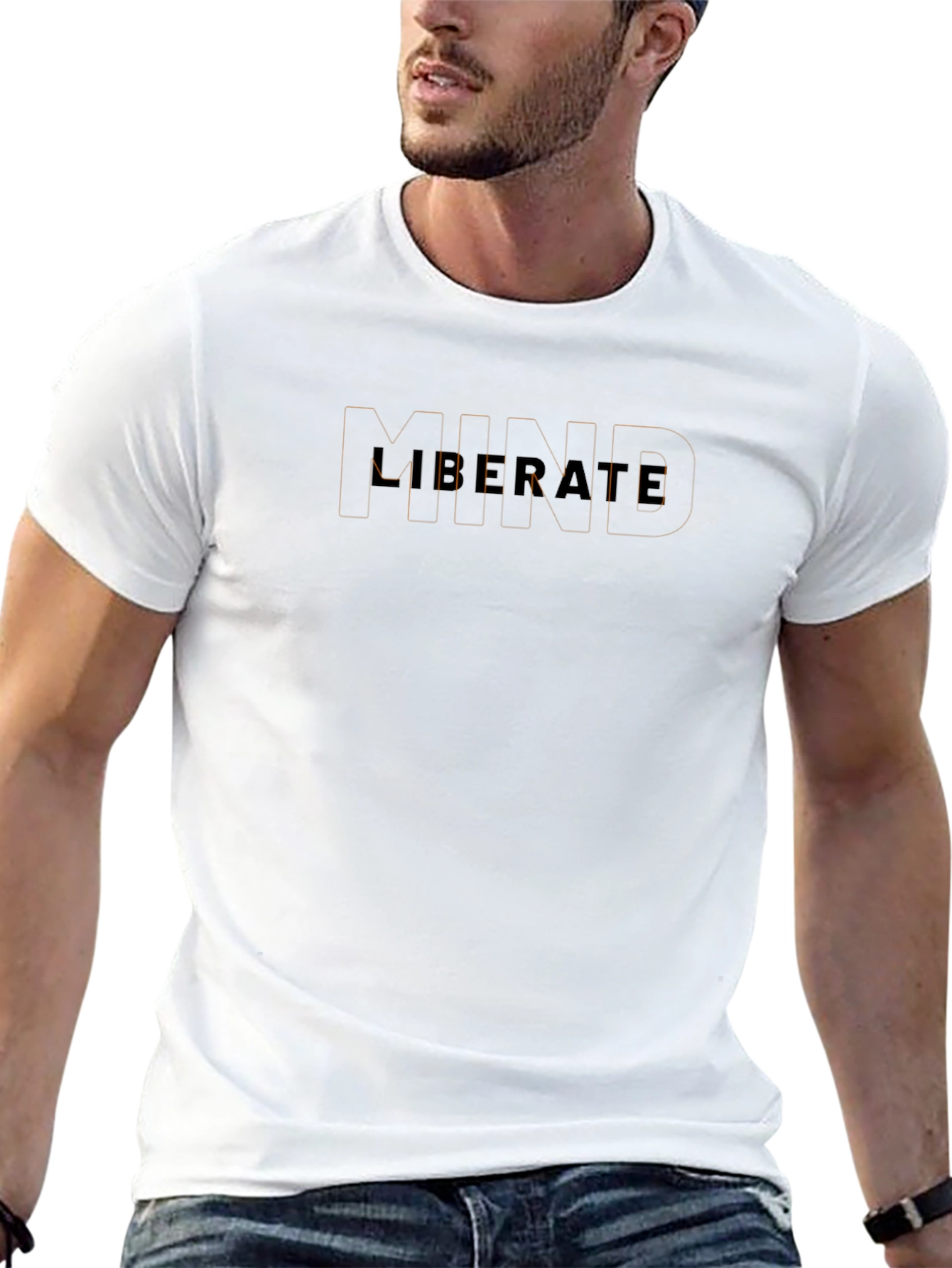 Mind Liberate Graphic Tee - Stylish & Comfortable