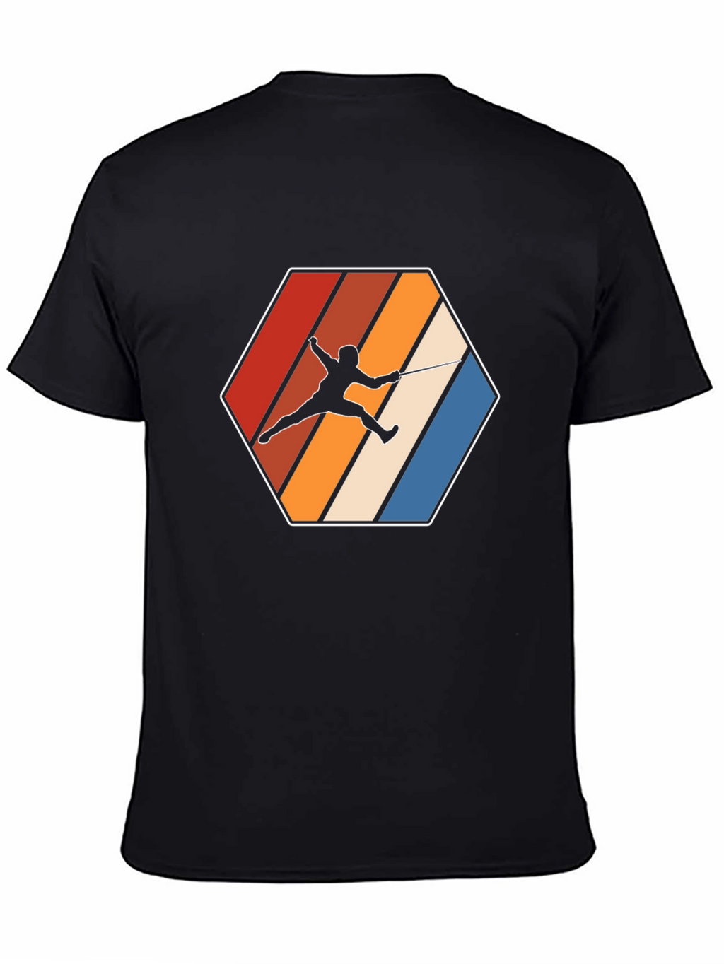 Fencing Retro Graphic T-Shirt