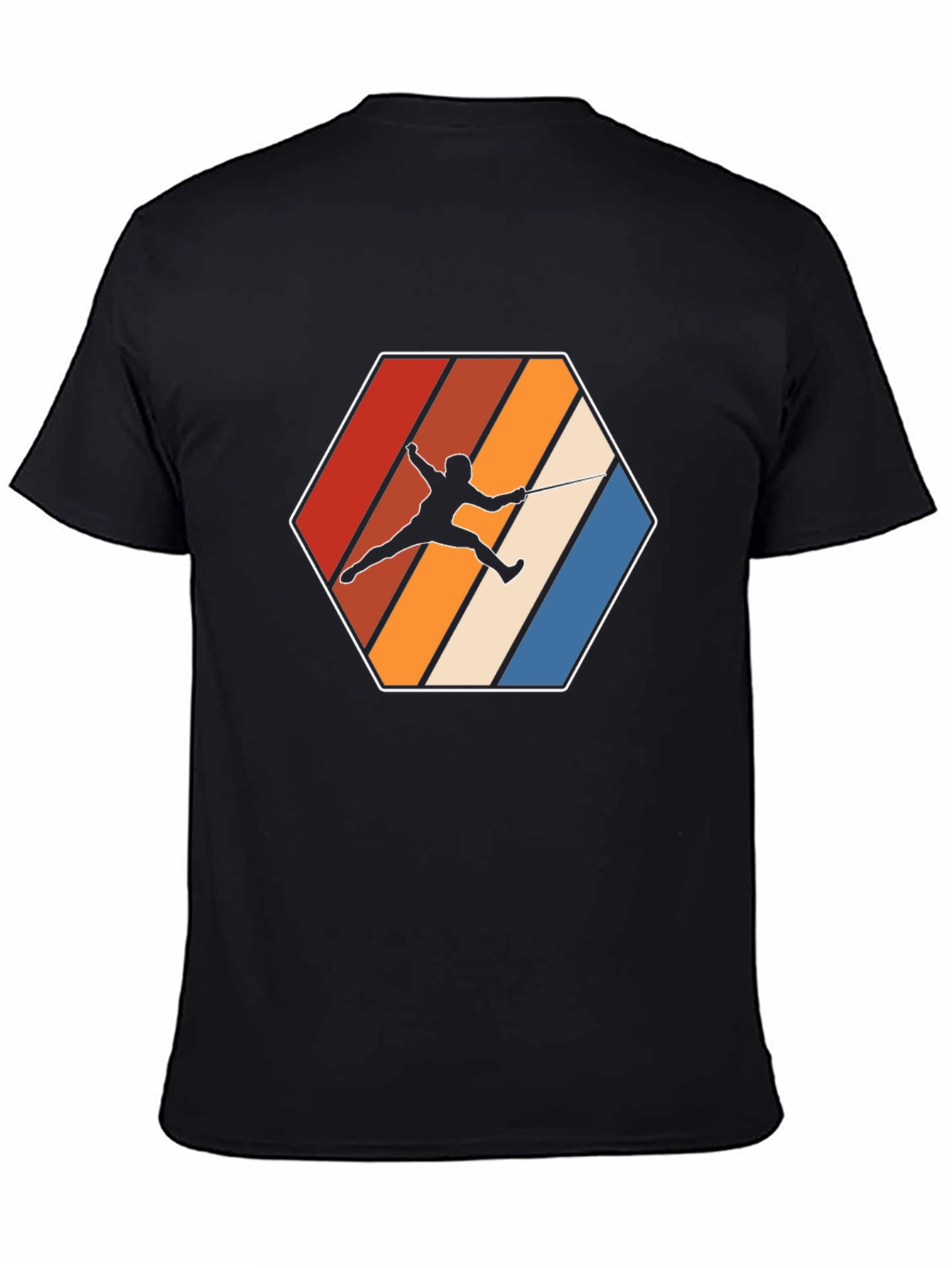 Fencing Retro Graphic T-Shirt