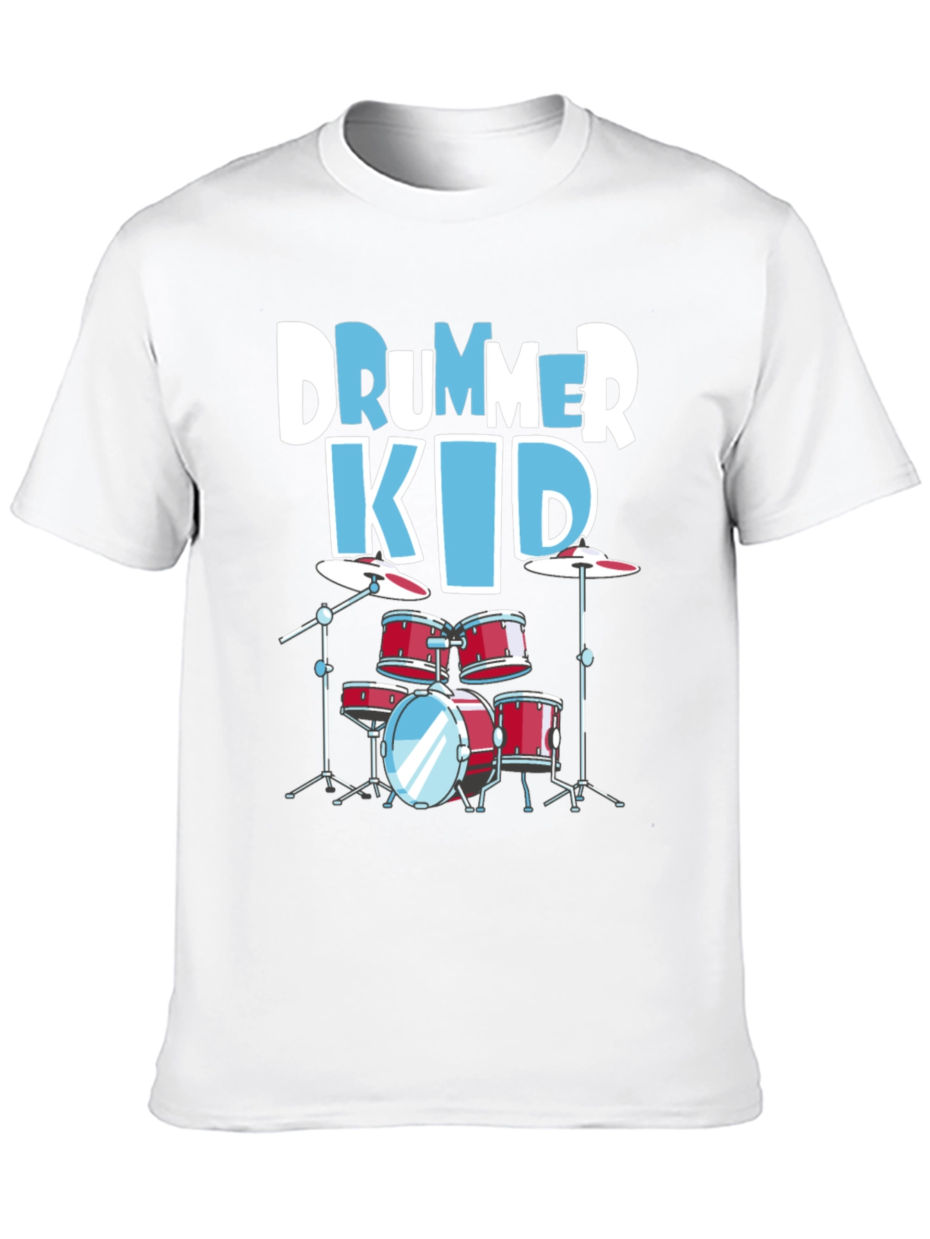 Drummer Kid Graphic Tee - Music Lover T-Shirt