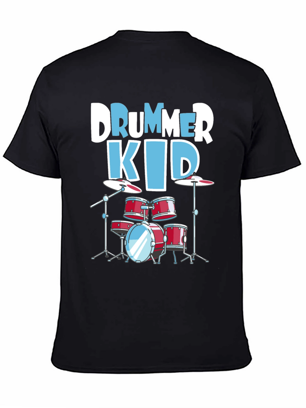 Drummer Kid Graphic Tee - Music Lover T-Shirt