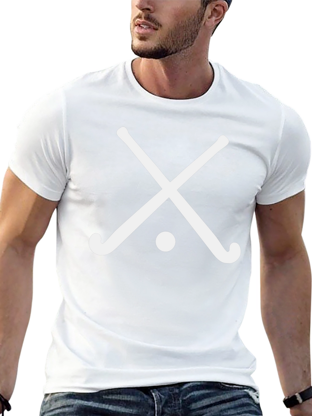 Hockey Sticks T-Shirt - Sporty Tee