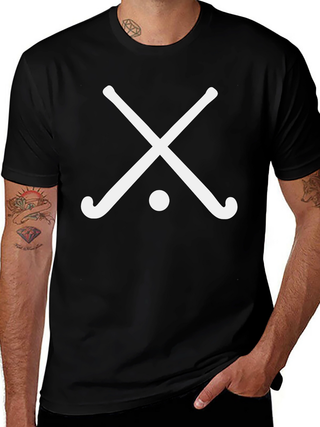 Hockey Sticks T-Shirt - Sporty Tee
