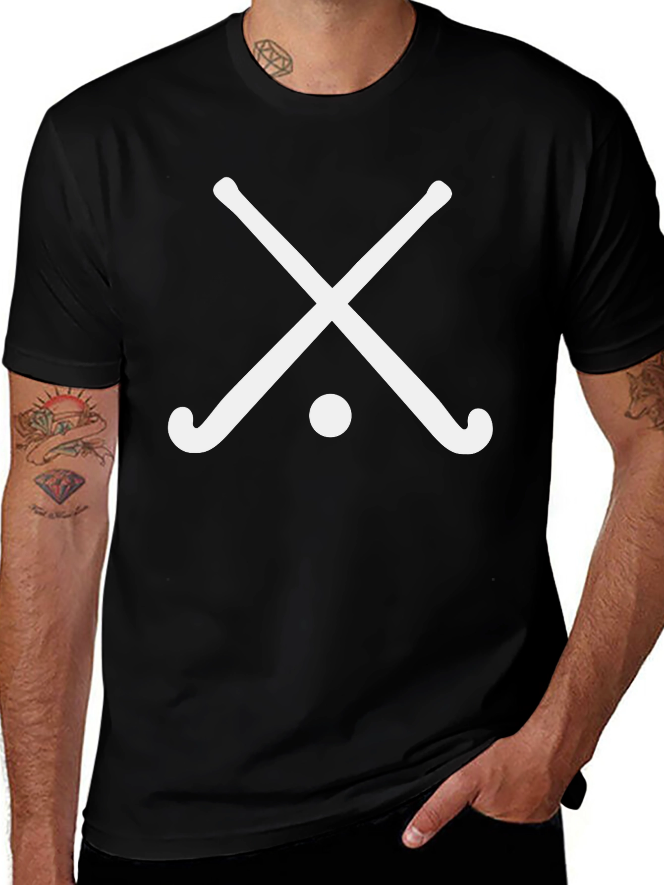 Hockey Sticks T-Shirt - Sporty Tee