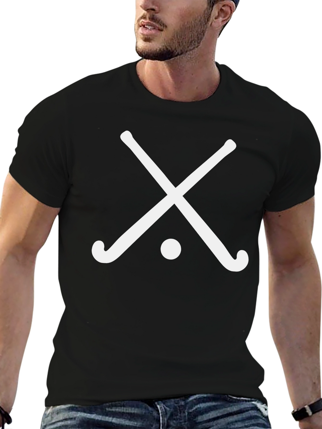 Hockey Sticks T-Shirt - Sporty Tee
