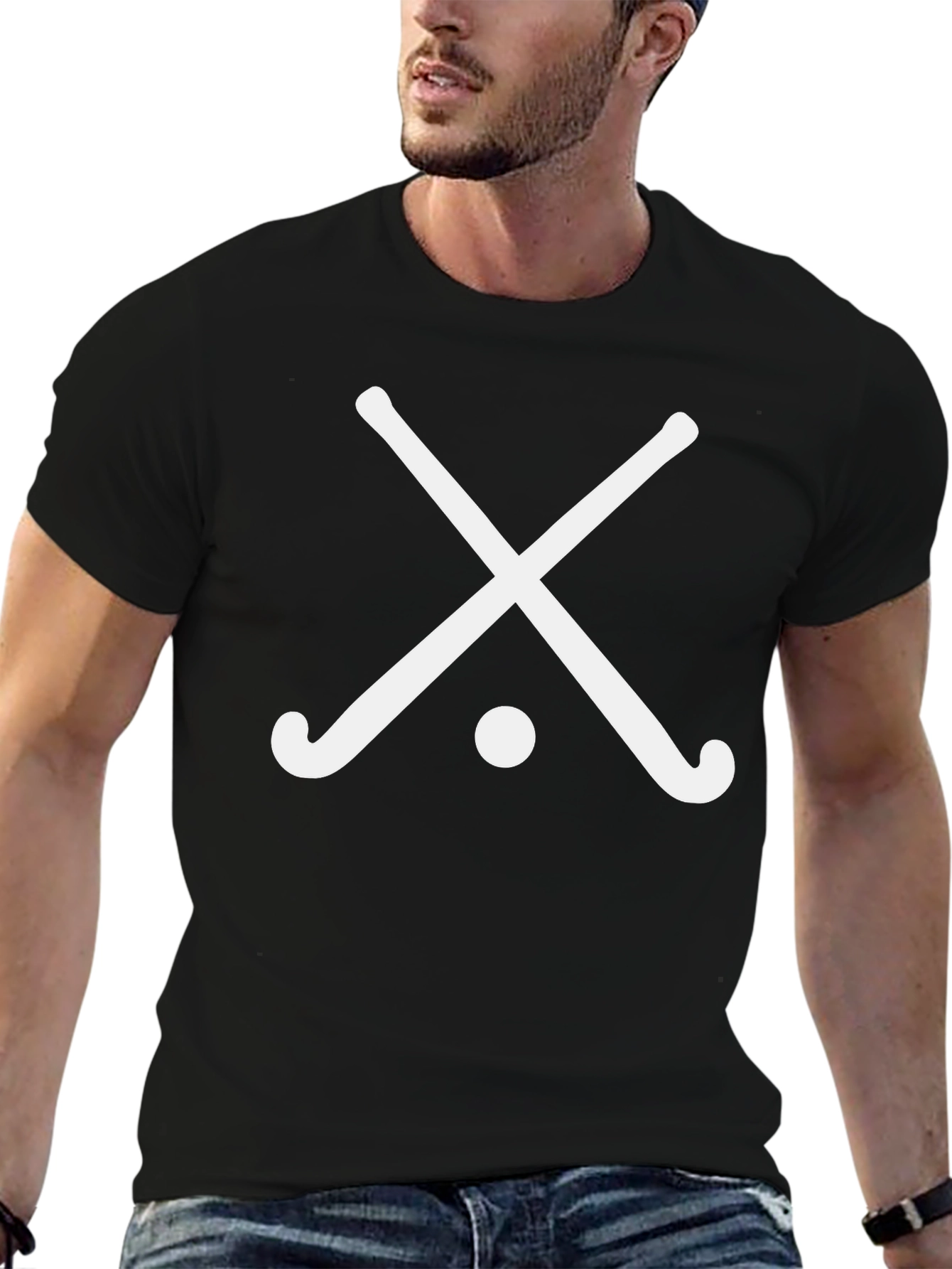 Hockey Sticks T-Shirt - Sporty Tee