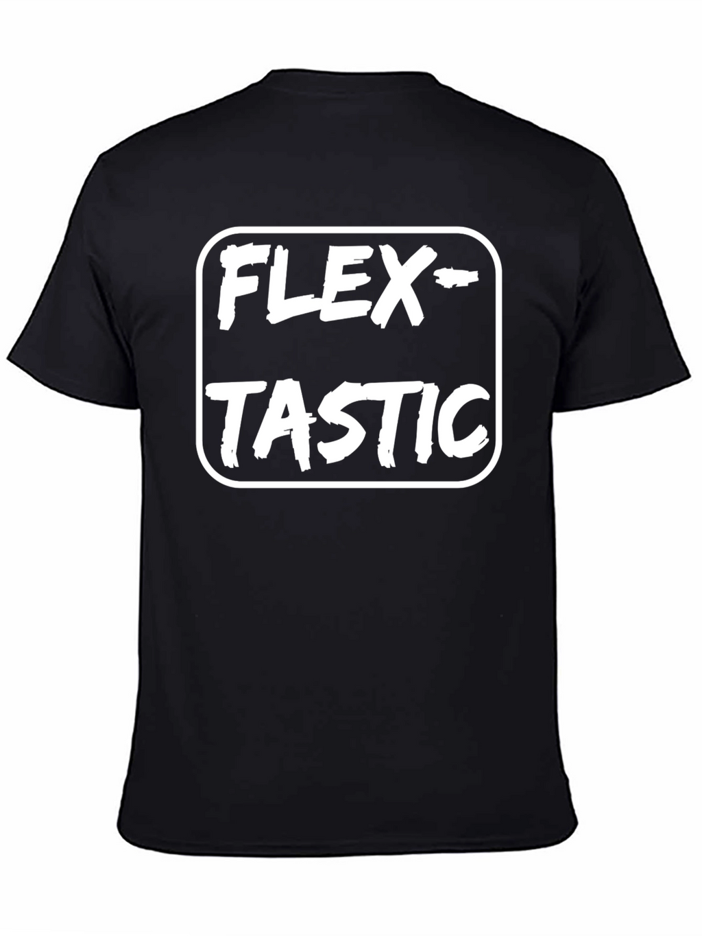 Flex-Tastic Black T-Shirt - Fitness Apparel