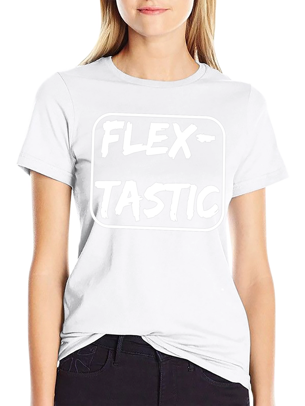 Flex-Tastic Black T-Shirt - Fitness Apparel