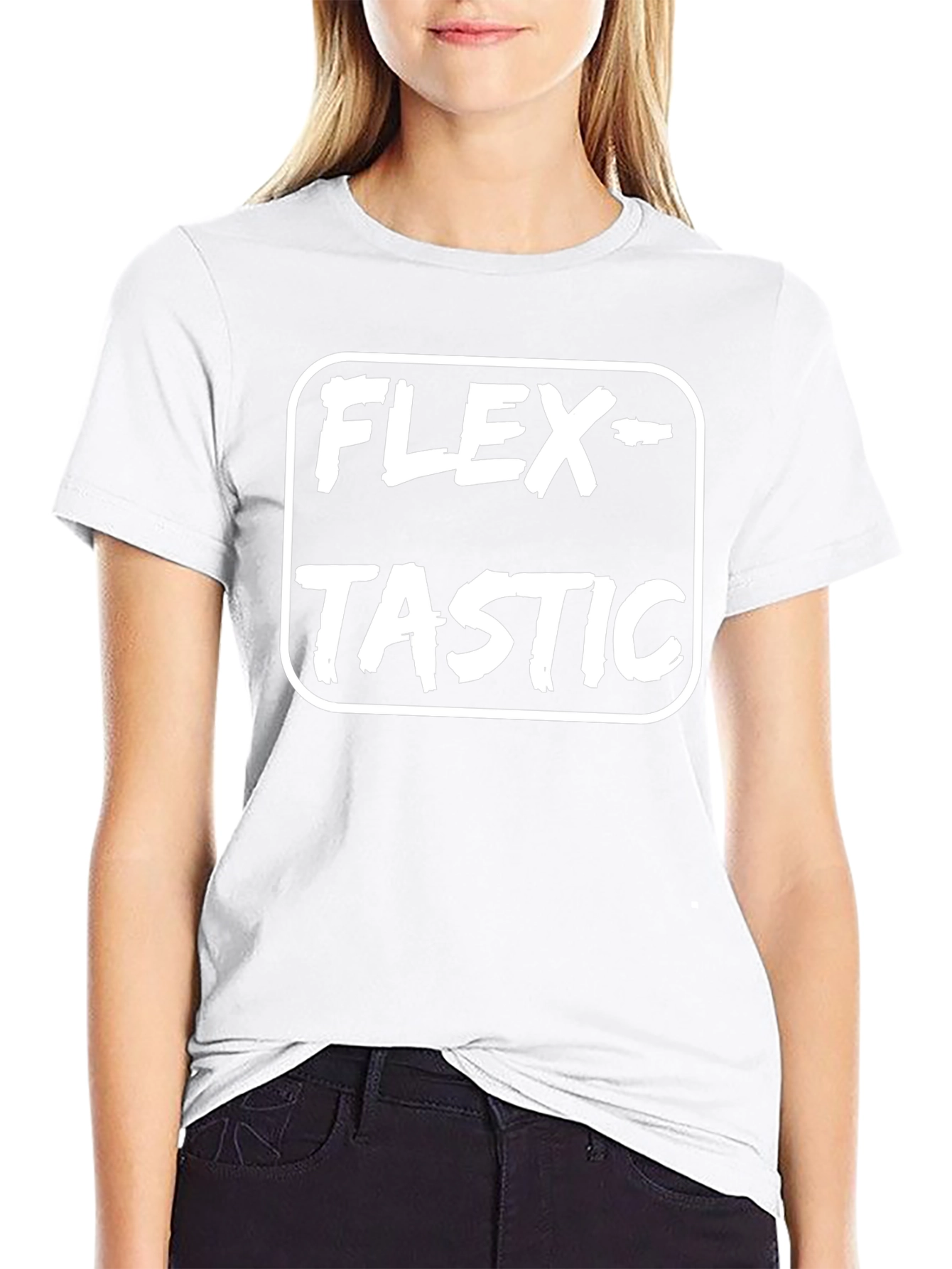 Flex-Tastic Black T-Shirt - Fitness Apparel