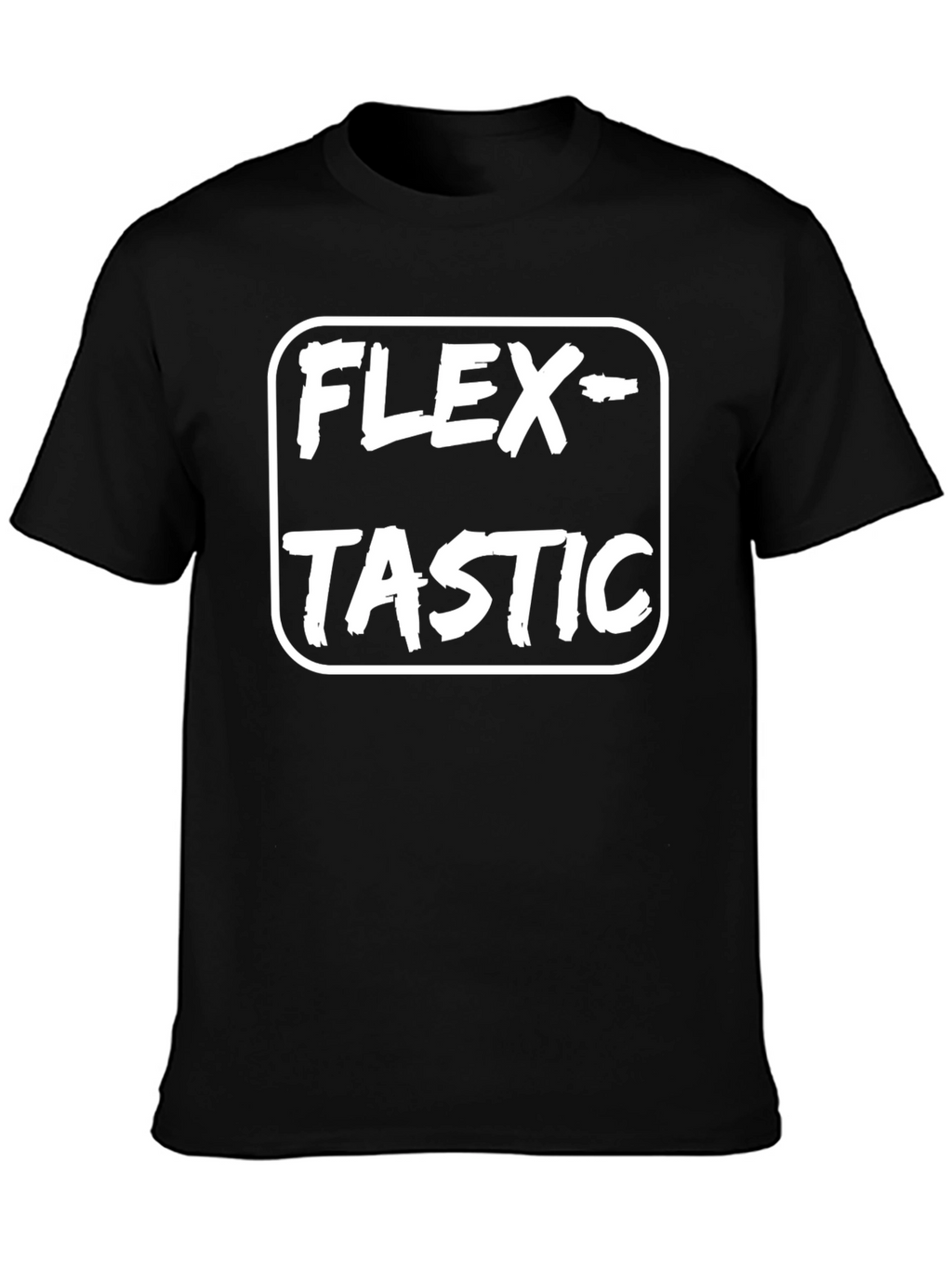 Flex-Tastic Black T-Shirt - Fitness Apparel