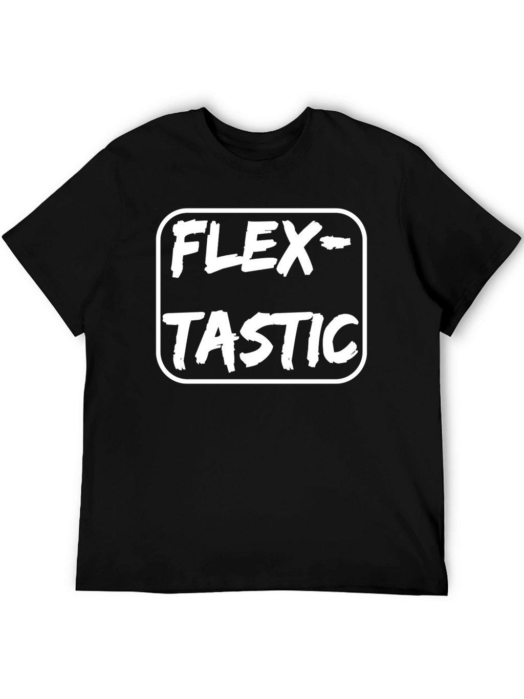 Flex-Tastic Black T-Shirt - Fitness Apparel
