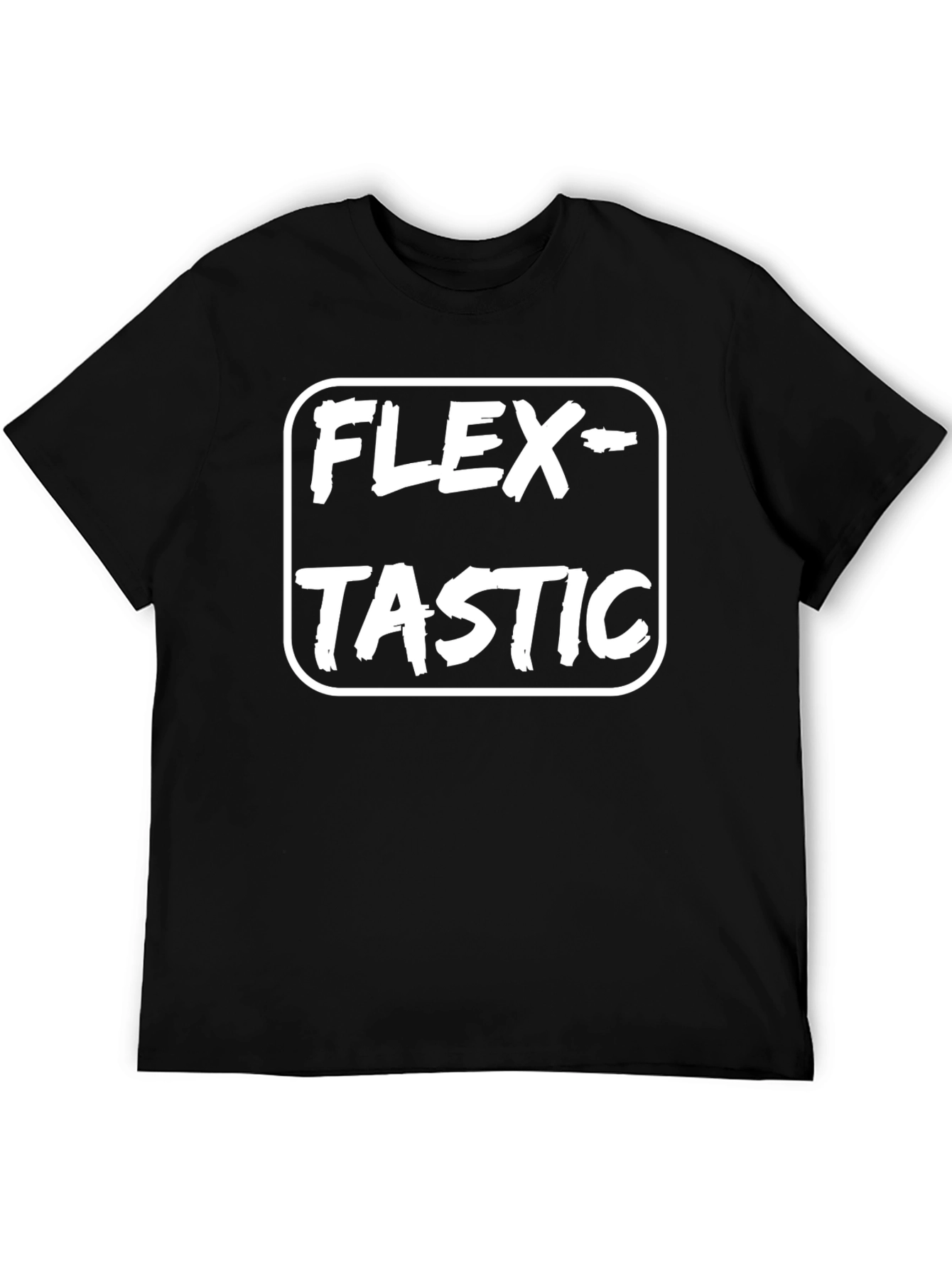 Flex-Tastic Black T-Shirt - Fitness Apparel