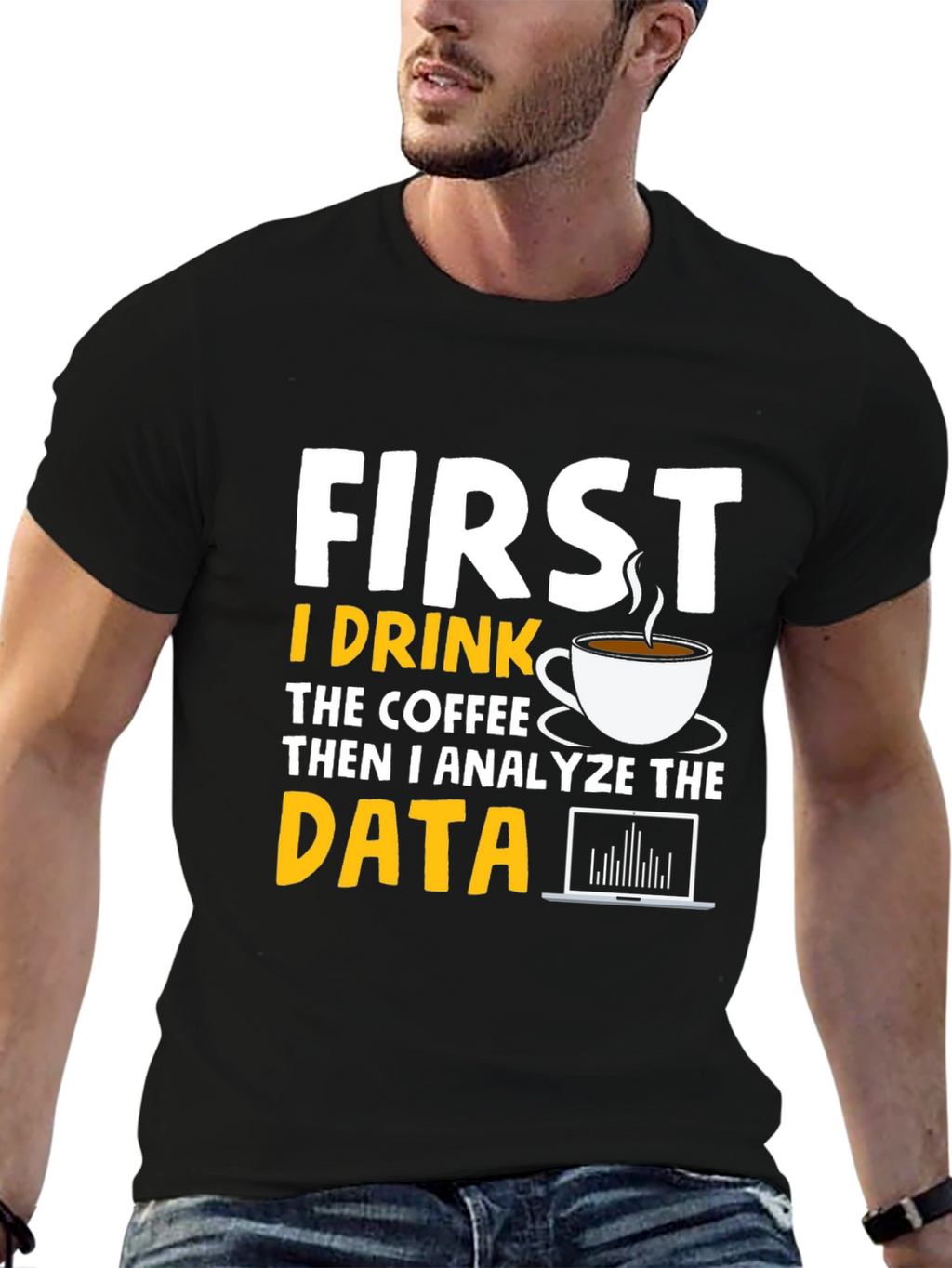 Data Analysis T-Shirt - Coffee & Data