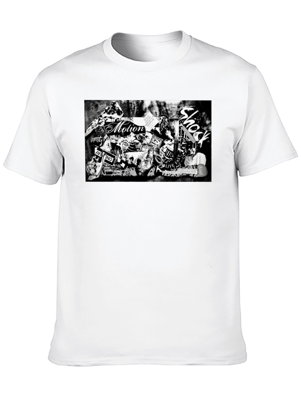 Motion Shock Black Graphic T-Shirt