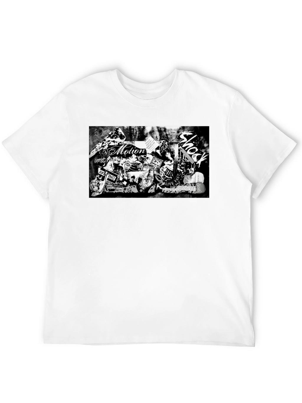 Motion Shock Black Graphic T-Shirt
