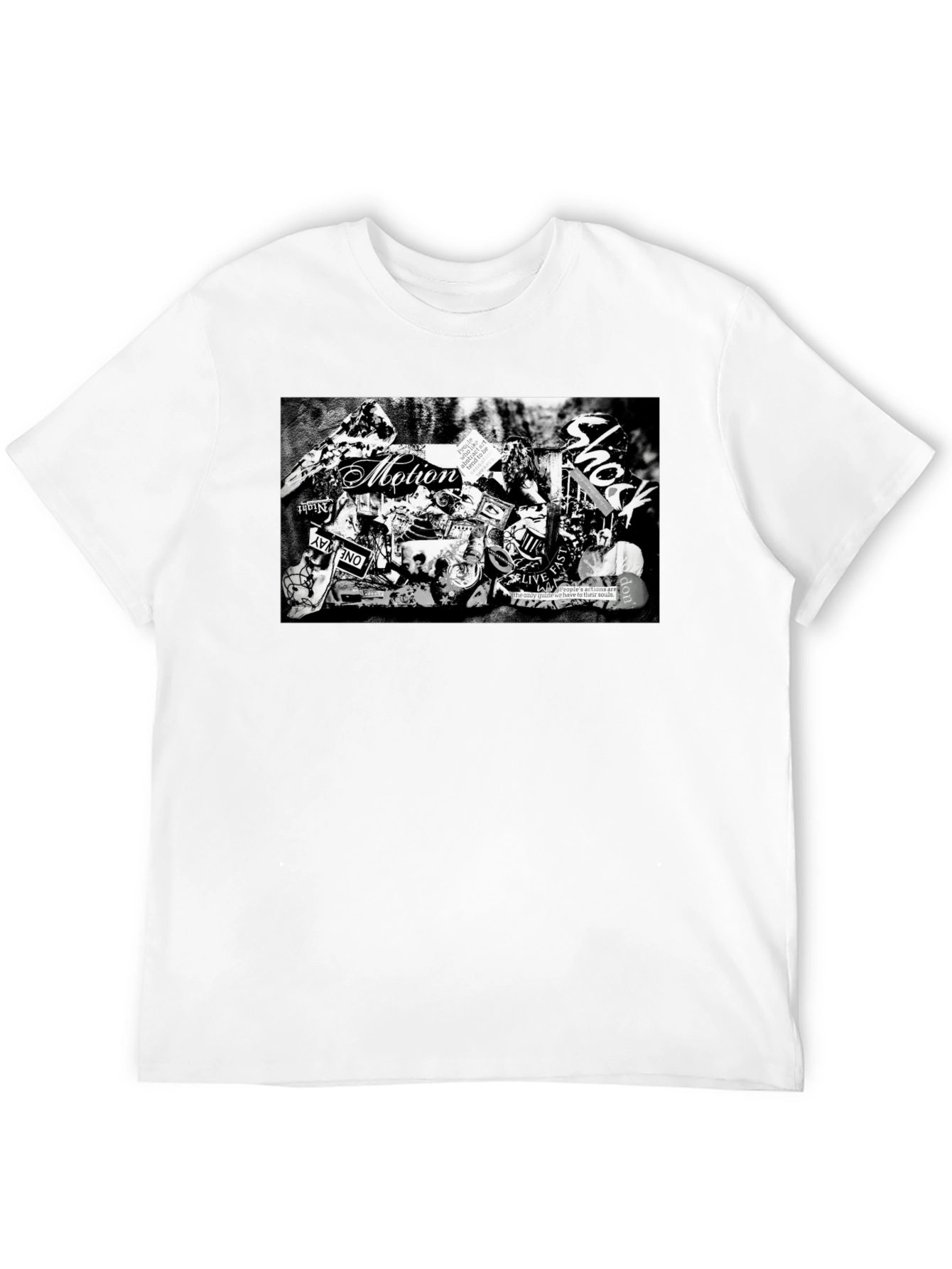 Motion Shock Black Graphic T-Shirt