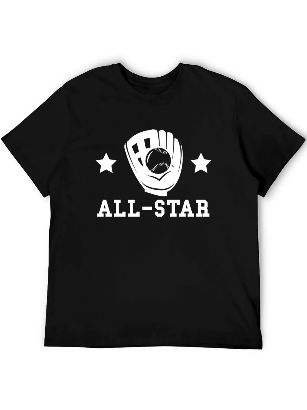All-Star Baseball Glove Graphic T-Shirt