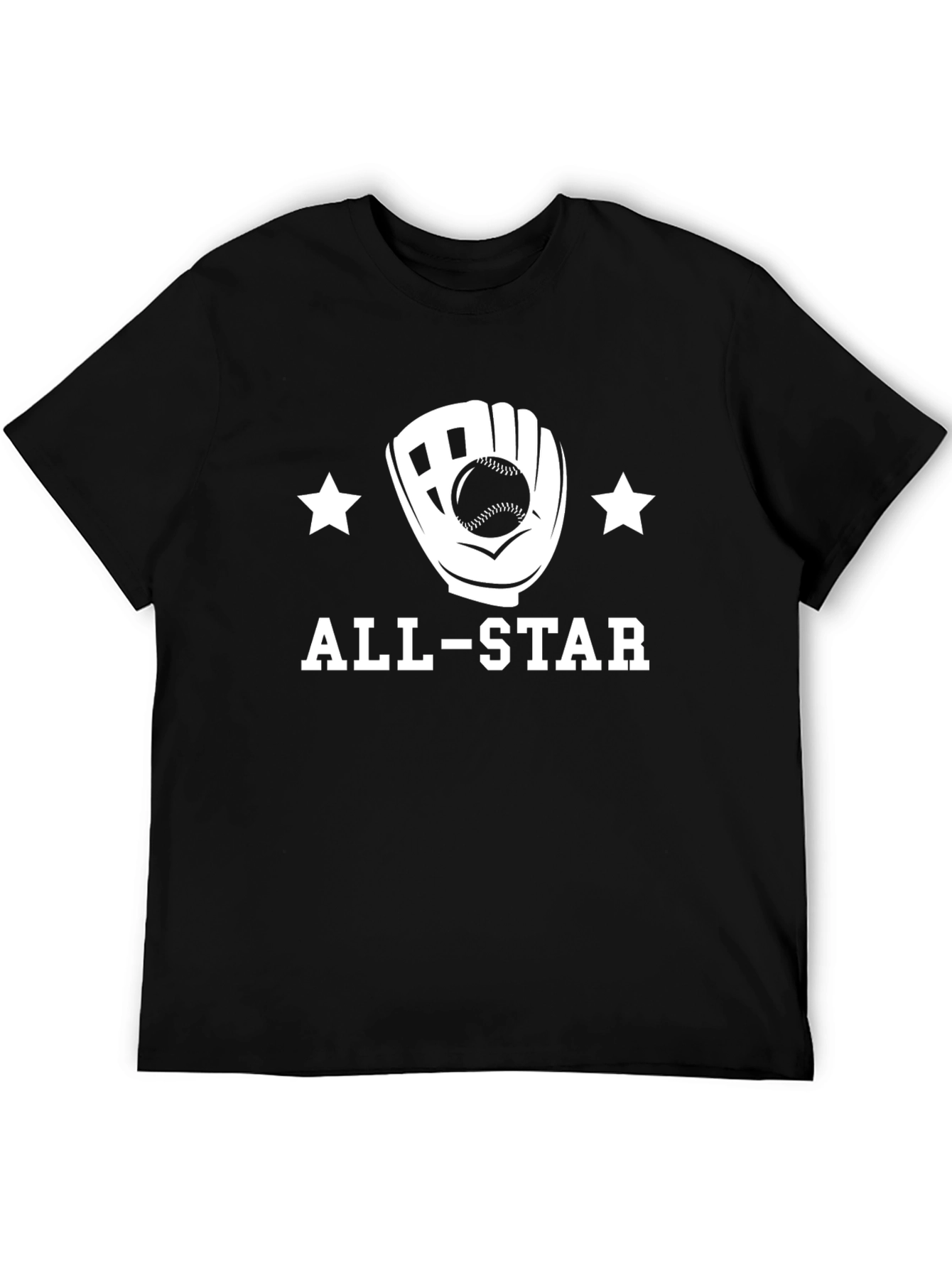 All-Star Baseball Glove Graphic T-Shirt