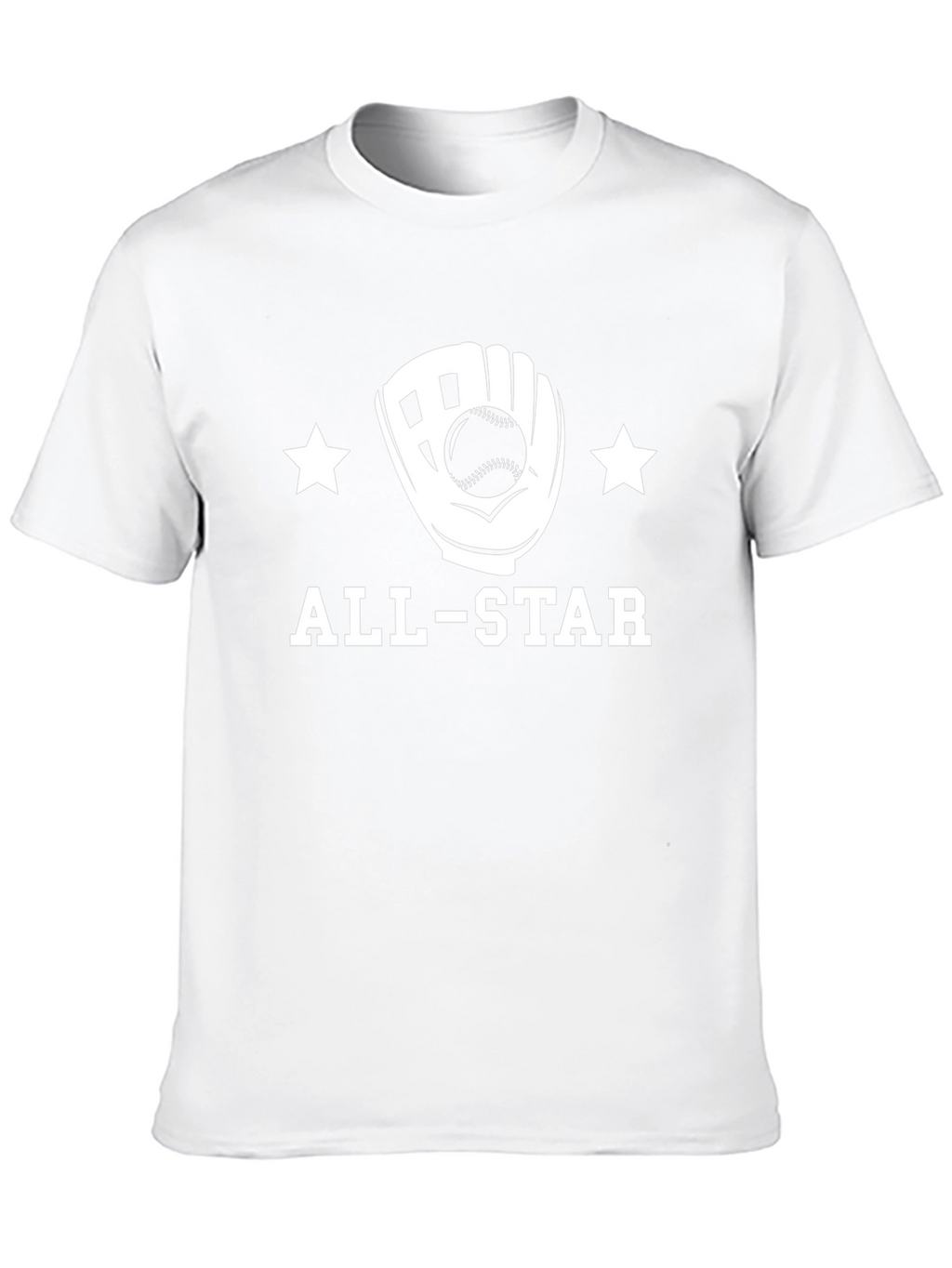 All-Star Baseball Glove Graphic T-Shirt