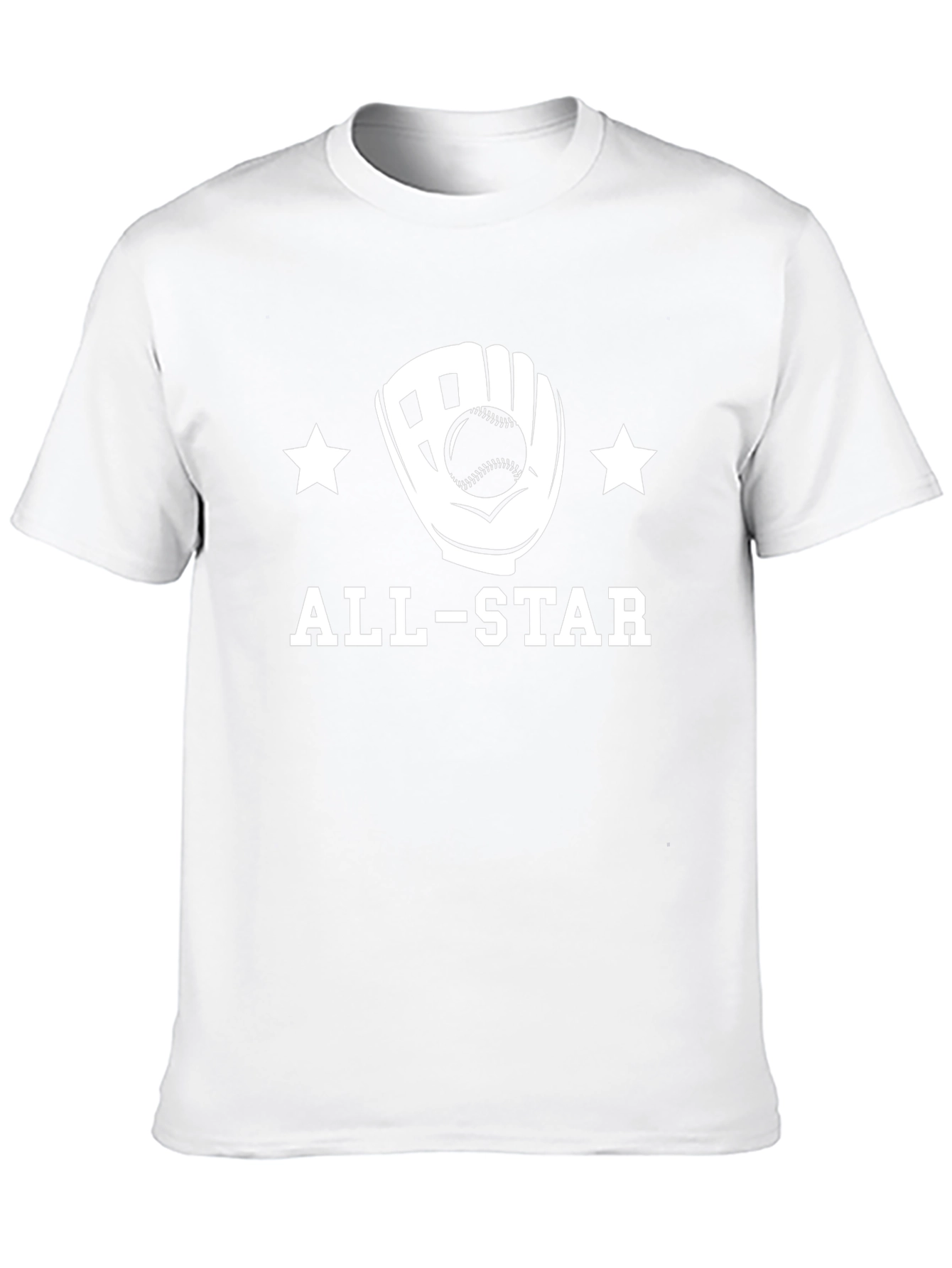 All-Star Baseball Glove Graphic T-Shirt