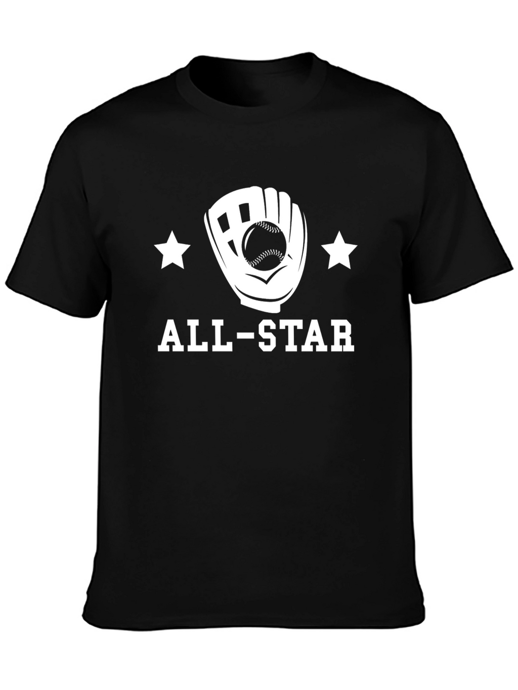 All-Star Baseball Glove Graphic T-Shirt