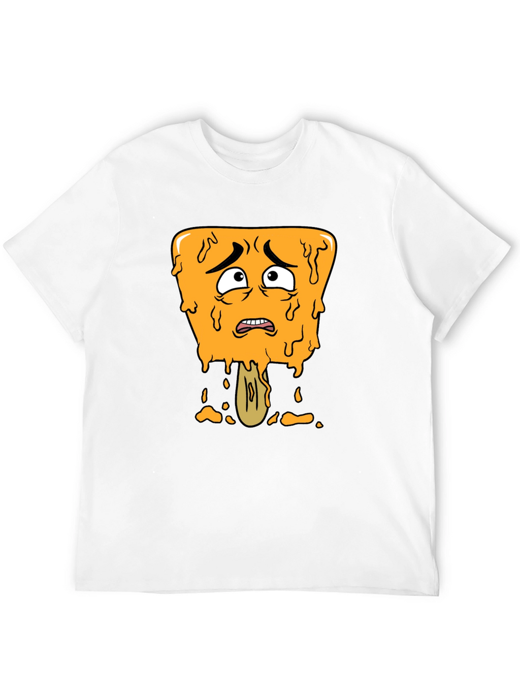 Distressed Cartoon Popsicle Graphic Tee