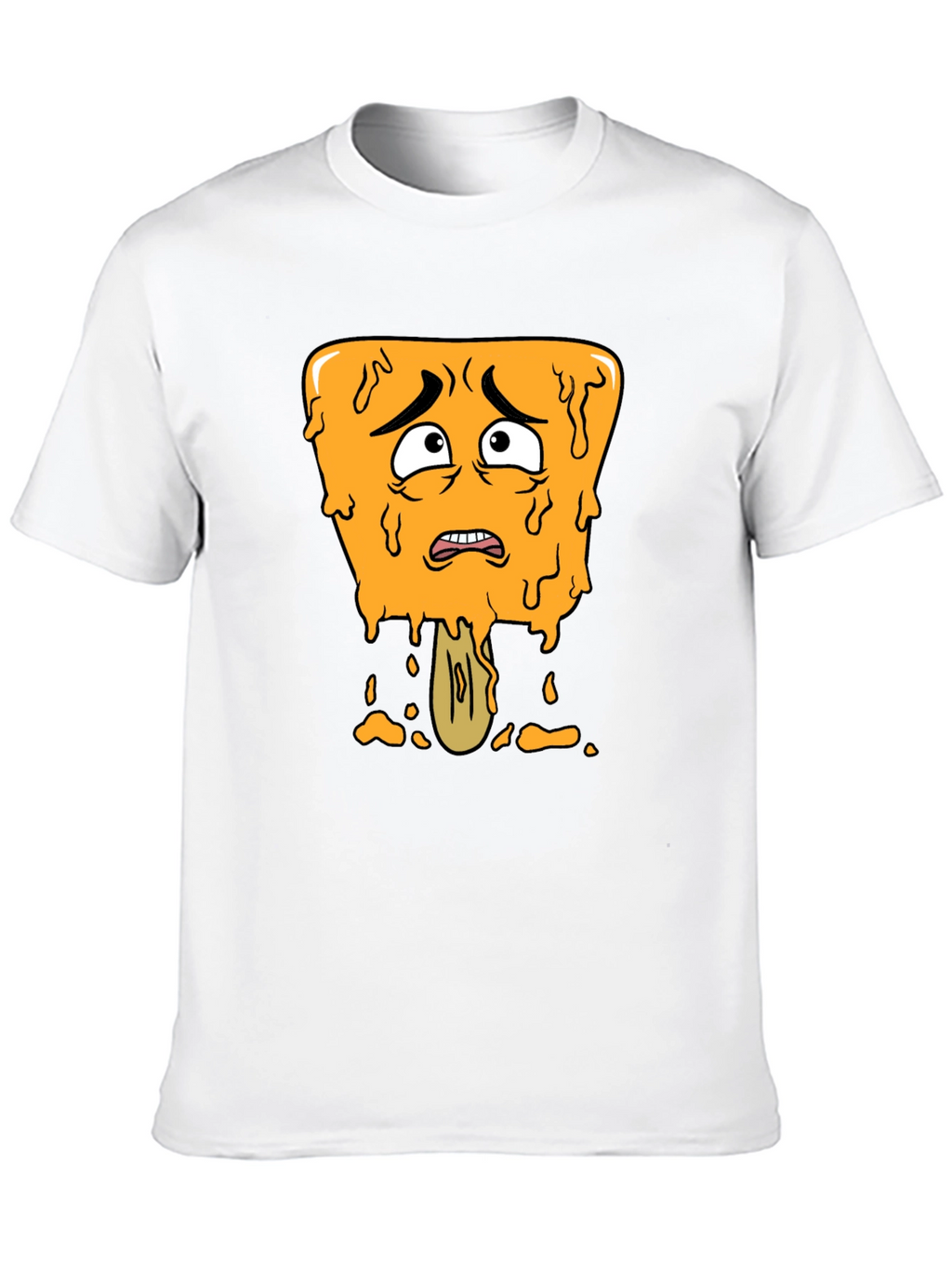 Distressed Cartoon Popsicle Graphic Tee