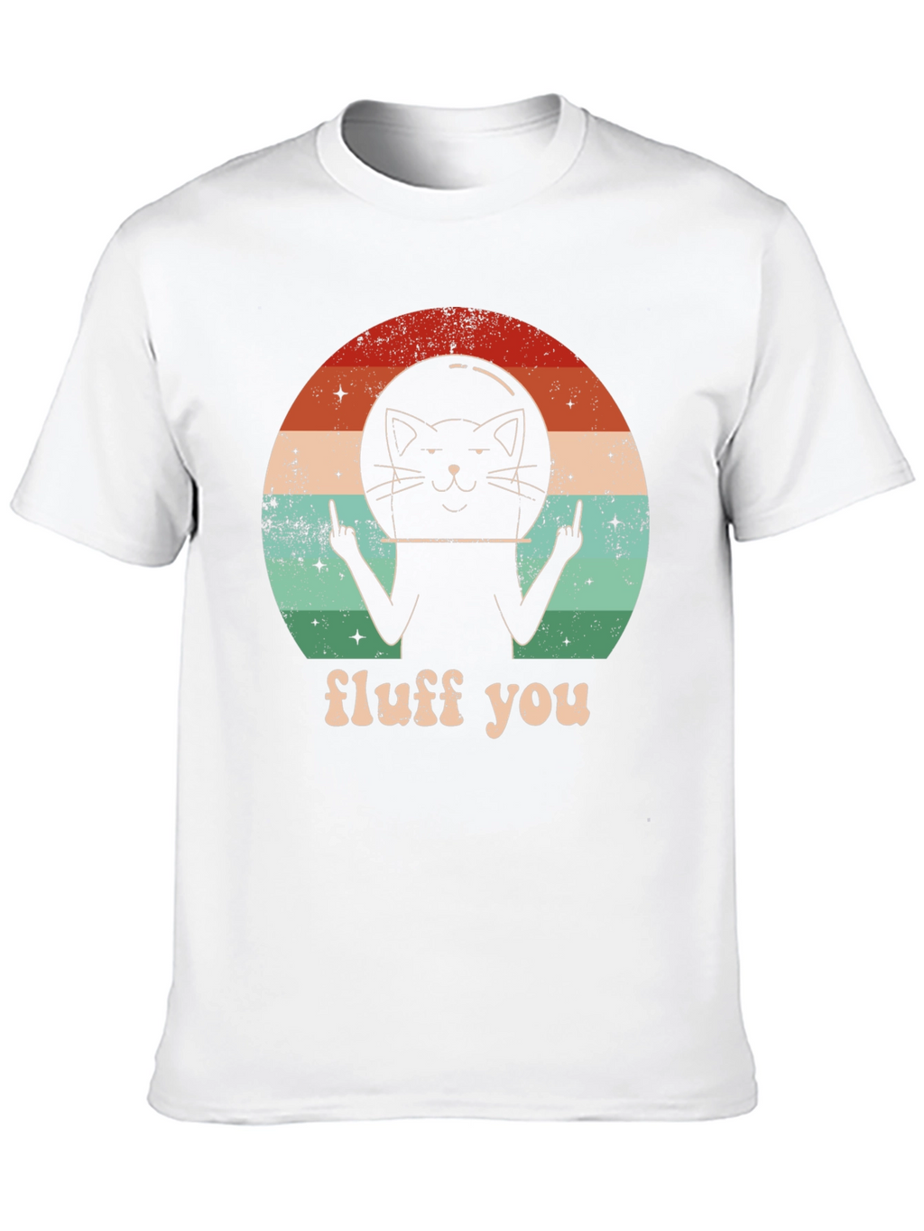 Fluff You Cat Astronaut T-Shirt