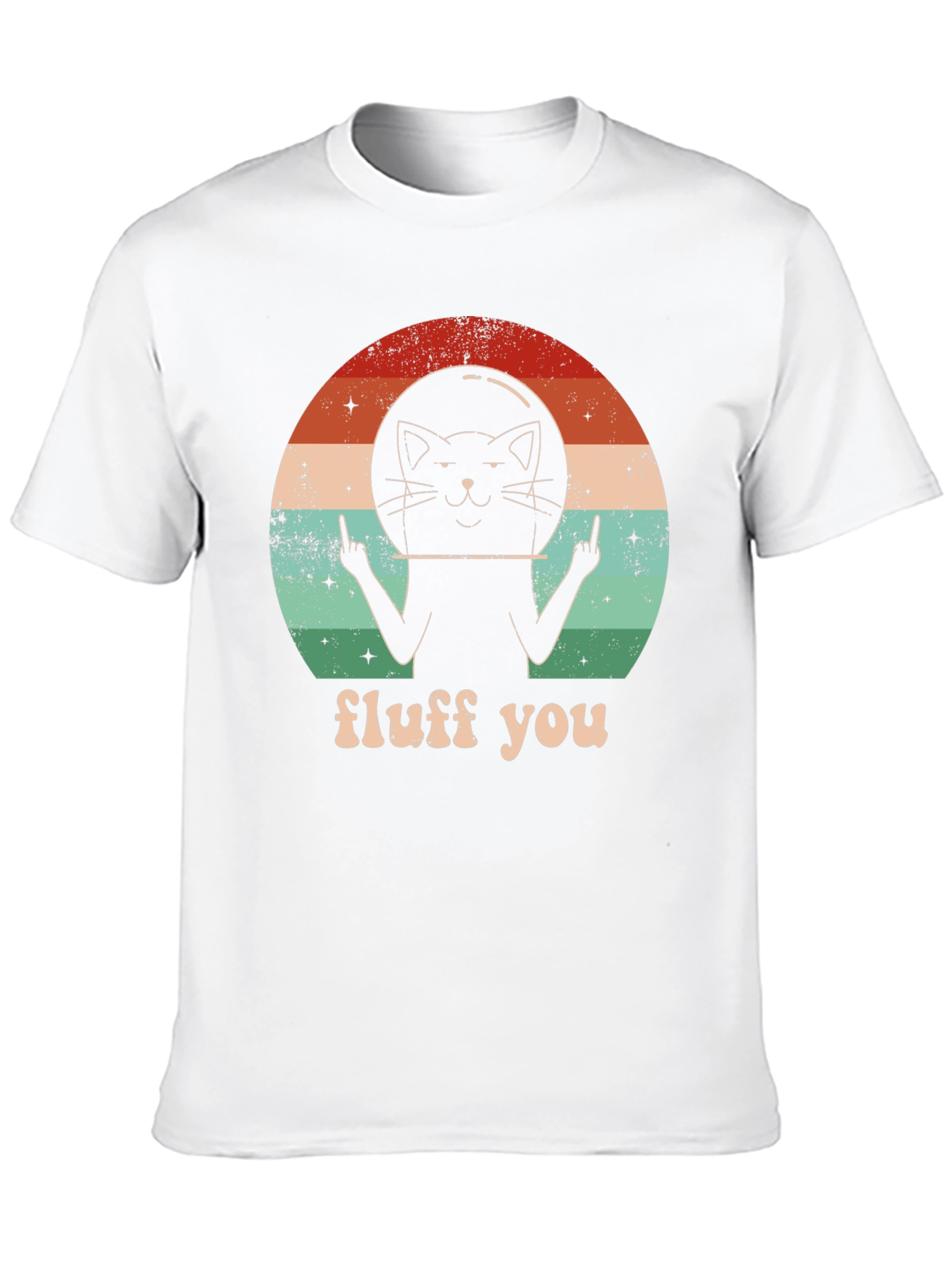 Fluff You Cat Astronaut T-Shirt