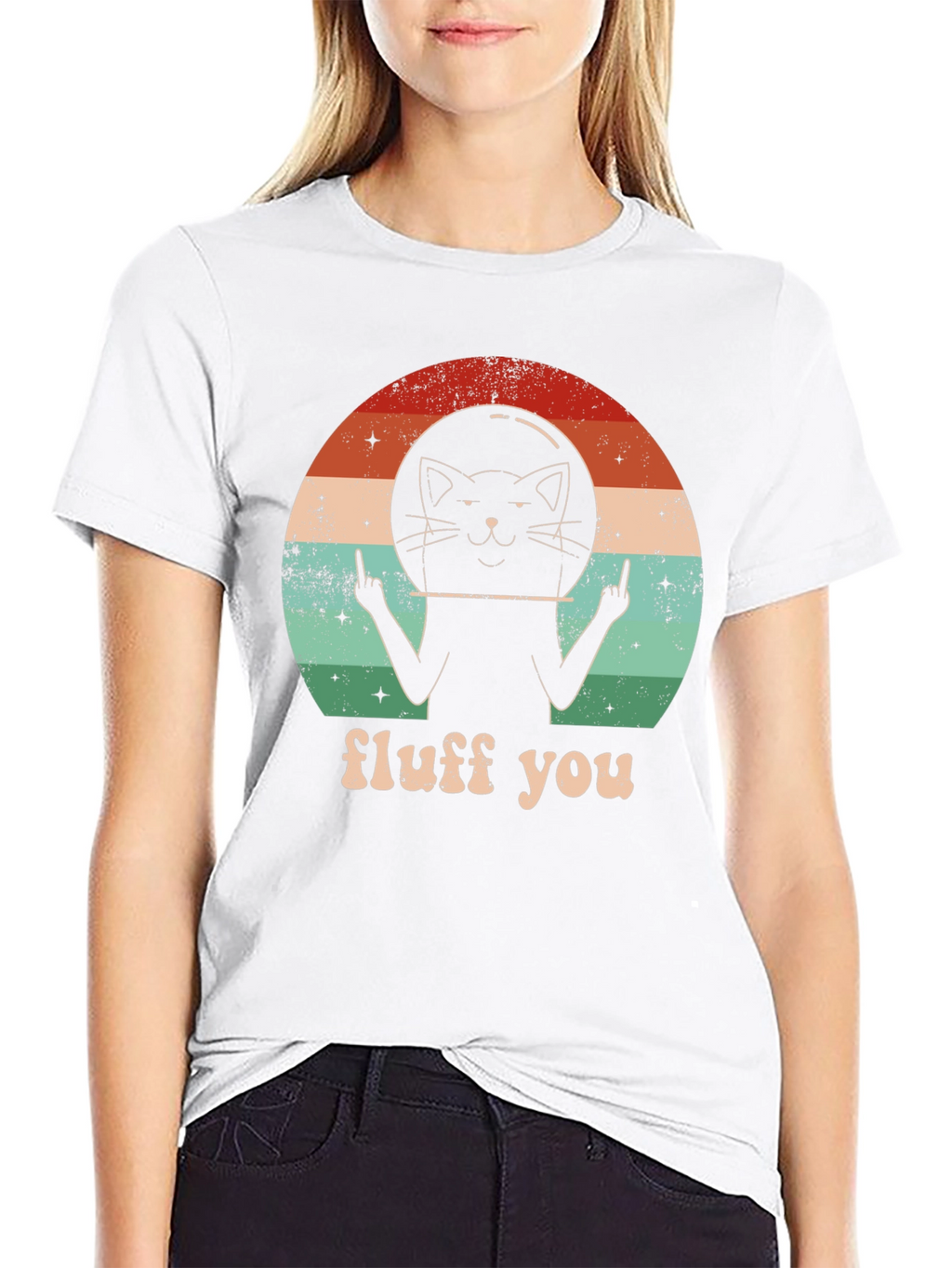 Fluff You Cat Astronaut T-Shirt