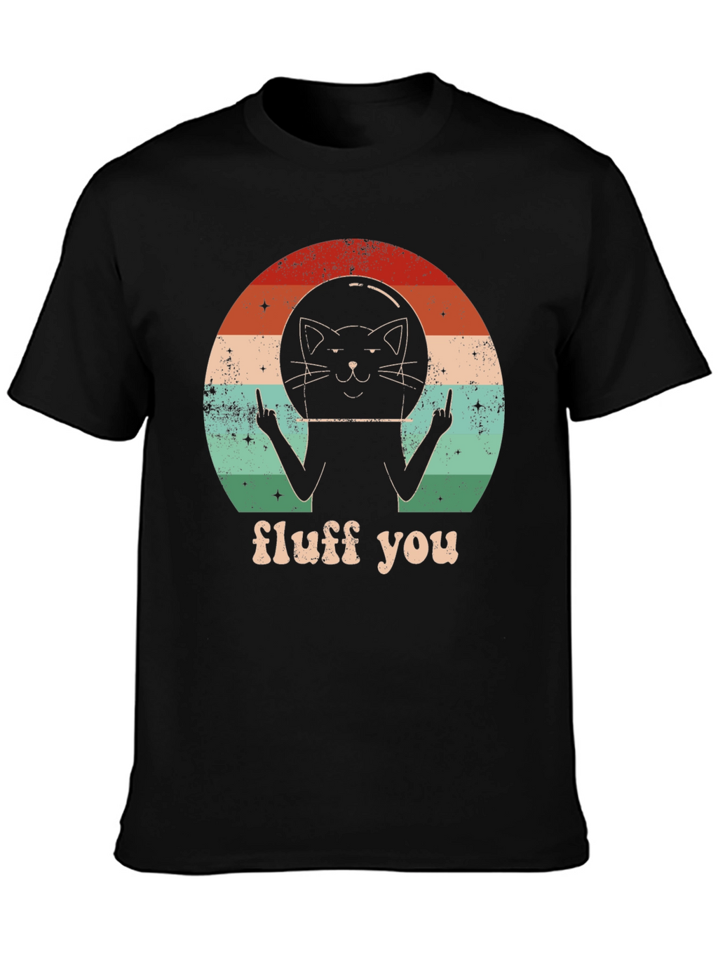 Fluff You Cat Astronaut T-Shirt