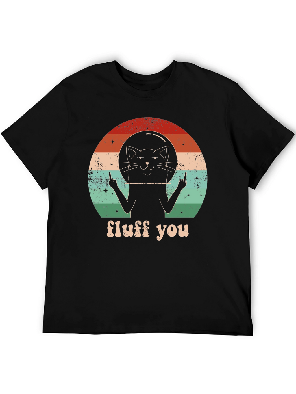 Fluff You Cat Astronaut T-Shirt