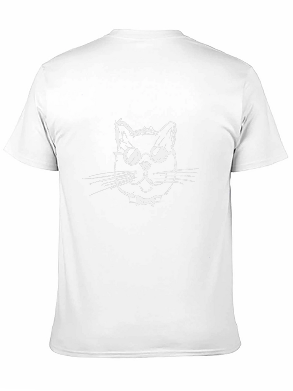 Cool Cat Graphic Tee - Black Cotton T-Shirt